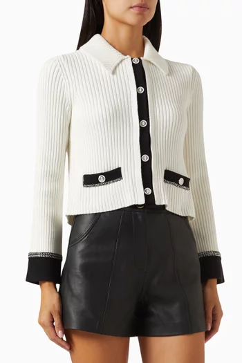Muscadelle Cardigan in Rib-knit