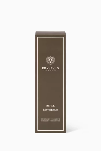 عبوة إعادة ملء موزع عطر ليذر عود، 500 ملل