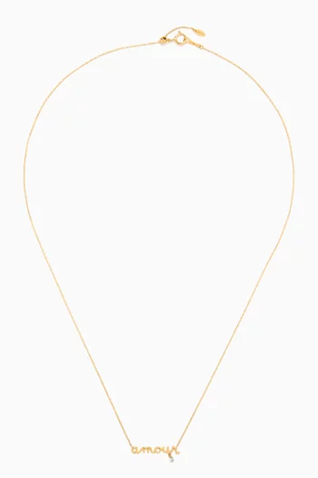Danaé Diamond Necklace in 18kt Gold