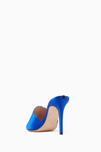 Soleil 90 Embellished Sandals in Satin