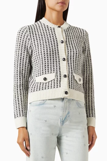 Millesime Buttoned Cardigan in Knit