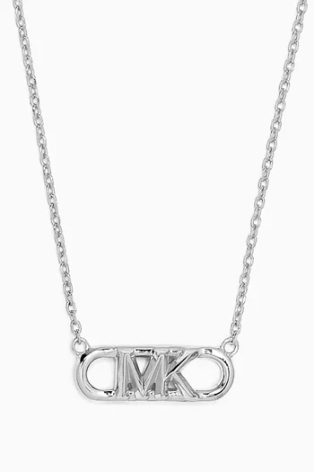 Empire Logo Necklace in Sterling Silver