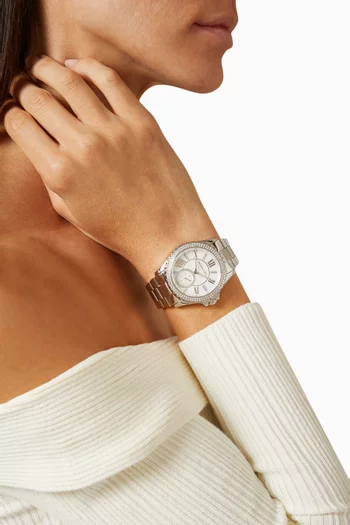 Everest Pavé Quartz Watch, 40mm