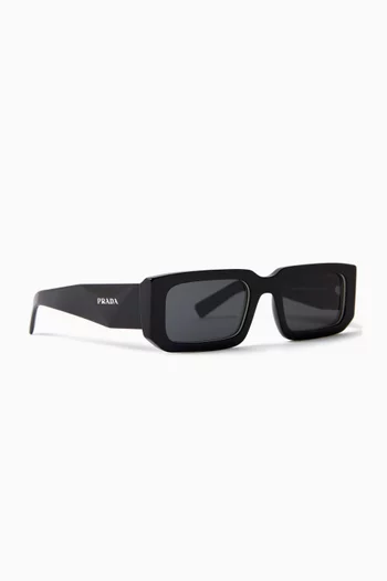 Rectangle Sunglasses in Acetate
