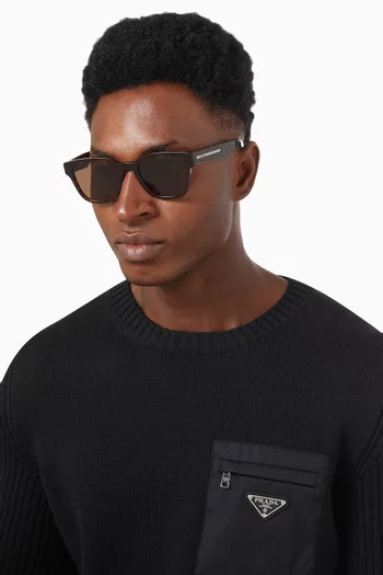 Pillow Havana Sunglasses in Acetate