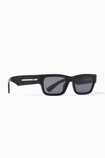 Rectangle Sunglasses in Acetate