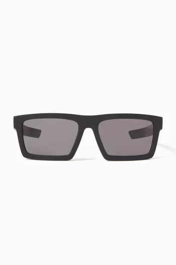 Rectangular Matte Sunglasses