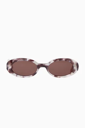Maybae Oval Sunglasses