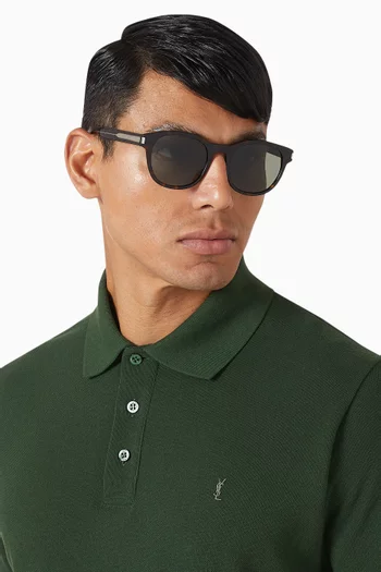Classic Round Sunglasses in Recycled Acetate
