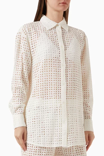 The Oxford Tunic in Cotton Eyelet