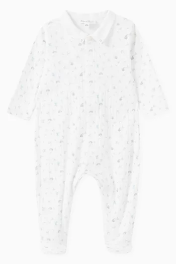 Hedgehog Print Pyjamas in Cotton