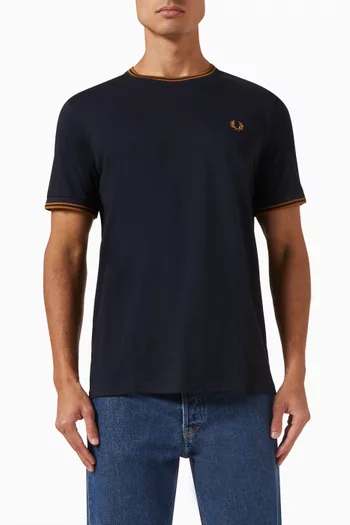 Twin Tipped T-shirt in Cotton-piqué