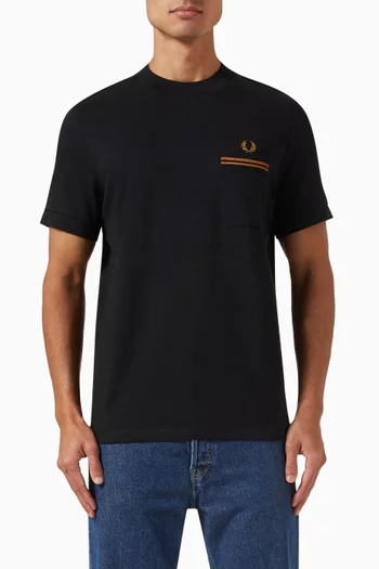 Twin Tipped Pocket T-shirt in Cotton-jersey