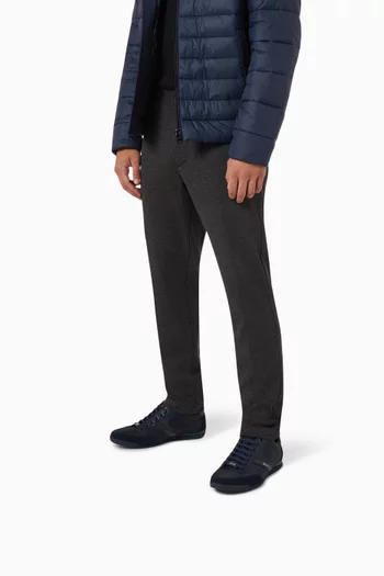 Mixed-material Sneakers in Suede & Faux Leather