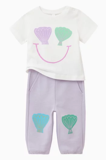 Seashell-print Sweatpants