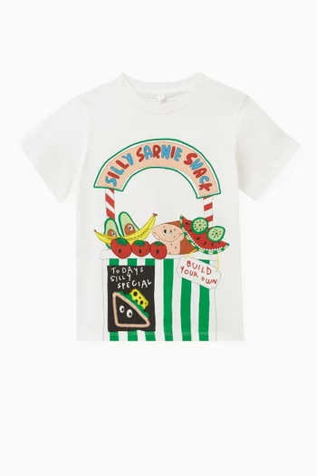 Fruit-print T-shirt