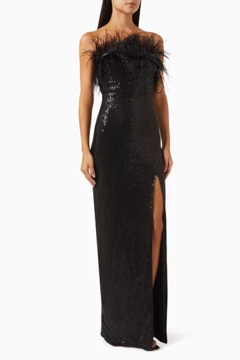 Slone Maxi Dress in Sequins
