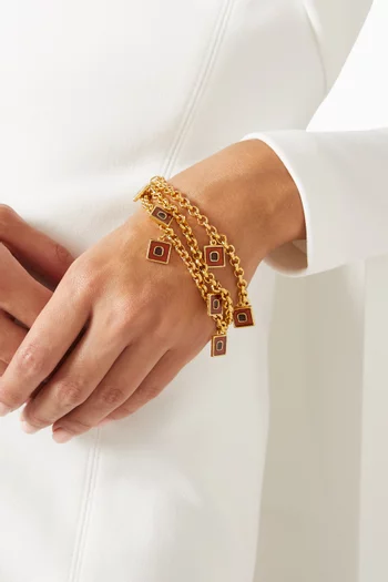 Rediscovered 1990s Vintage Charm Bracelet