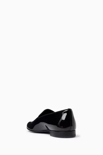 Logo Loafers in Patent Leather