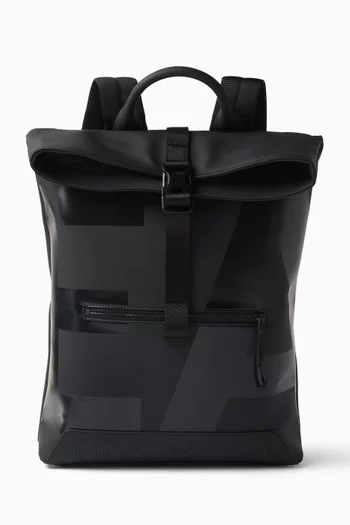 EA Foldover Backpack in Leather