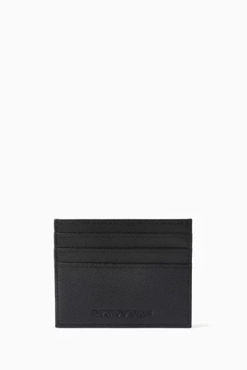 EA Card Holder in Tumbled Leather