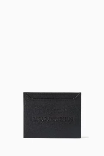 EA Card Holder in Tumbled Leather