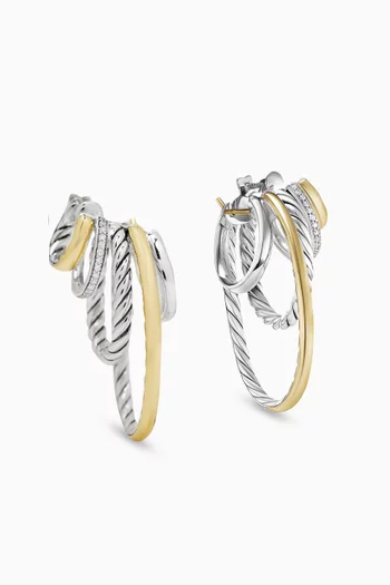 DY Mercer™ Multi Hoop Earrings in Sterling Silver