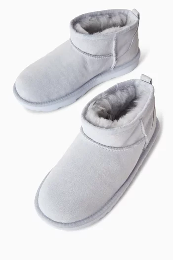 Classic Ultra Mini Boots in Suede