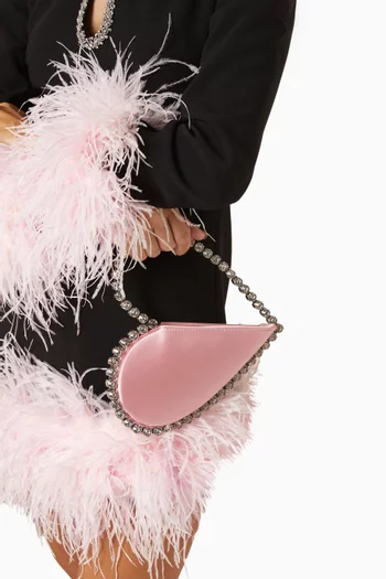 Small Love Clutch in Satin