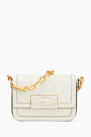 Diamond Crossbody Bag in Leather