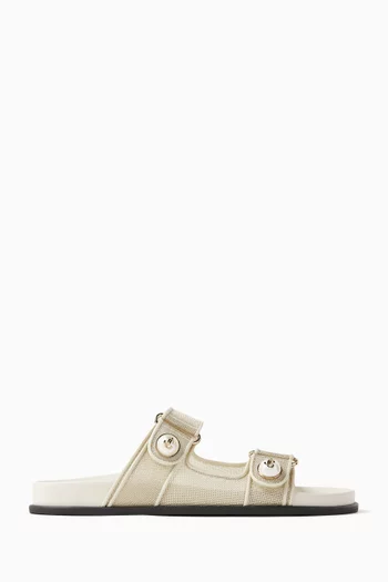 Fayence Pearl Sandals in Leather