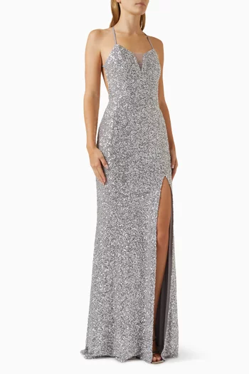 Ella Sequinned Gown