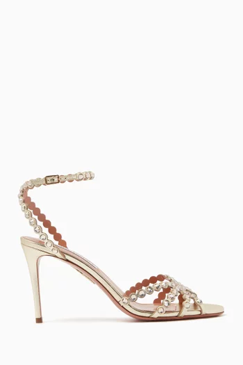 Tequila 85 Sandals in Metallic Leather