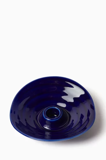 Mykonos Candle Holder in Porcelain