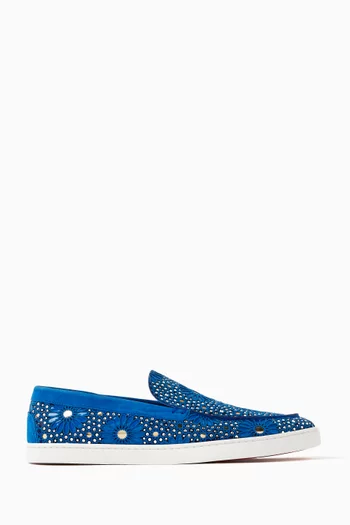 Varsiboat Slip-ons in Strass and Suede