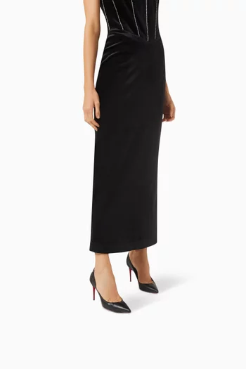 حذاء كلاسيك سبورتي كيت بكعب 85 مم جلد