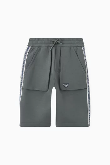 Logo Tape Shorts in Cotton
