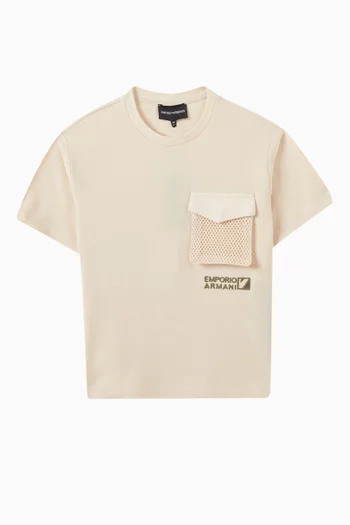 Pocket Detail T-shirt in Cotton