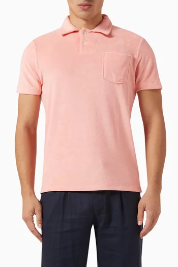 Polo Shirt in Terry Towelling