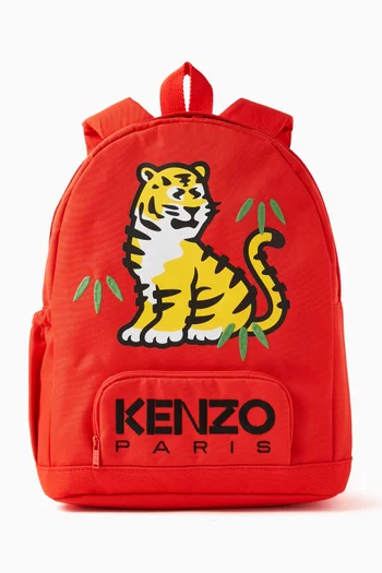 Logo-embroidered Backpack