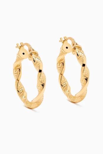 Chiara Hoop Earrings in 18kt Gold