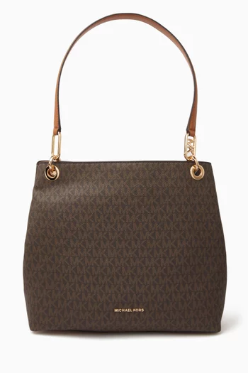 Large Kensington Shoulder Bag in Signature Monogram Canvas