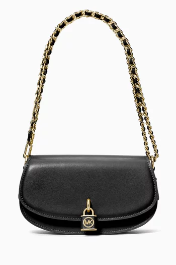 Small Mila Shoulder Bag in Leather