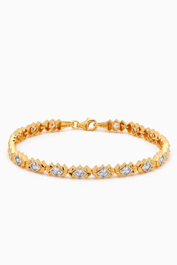 First Date Bracelet in 24kt Gold-plated Sterling Silver