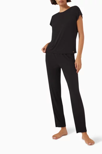 Minimalist Pyjama Top in Modal-jersey