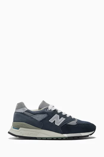 Made in USA 998 Low-top Sneakers in Suede & Mesh