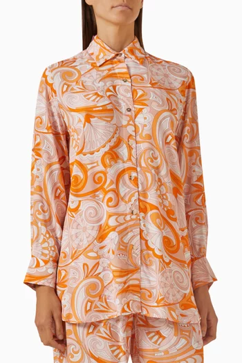 Paige Printed Shirt in Viscose