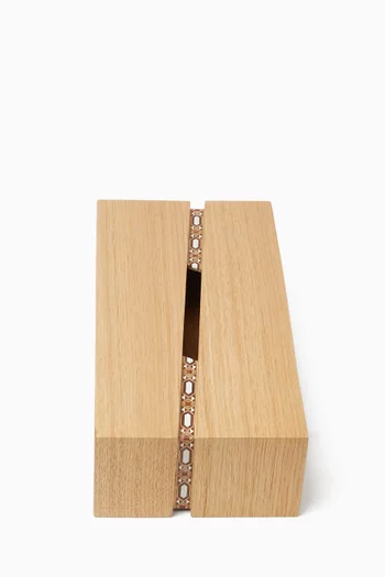 Funquetry Tissue Box in French Oak