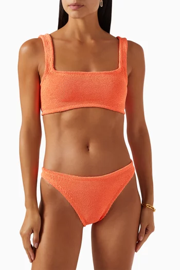 Xandra Bikini Set in Crinkle Nylon Blend