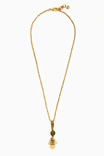 Nona Necklace in Gold-plated Brass